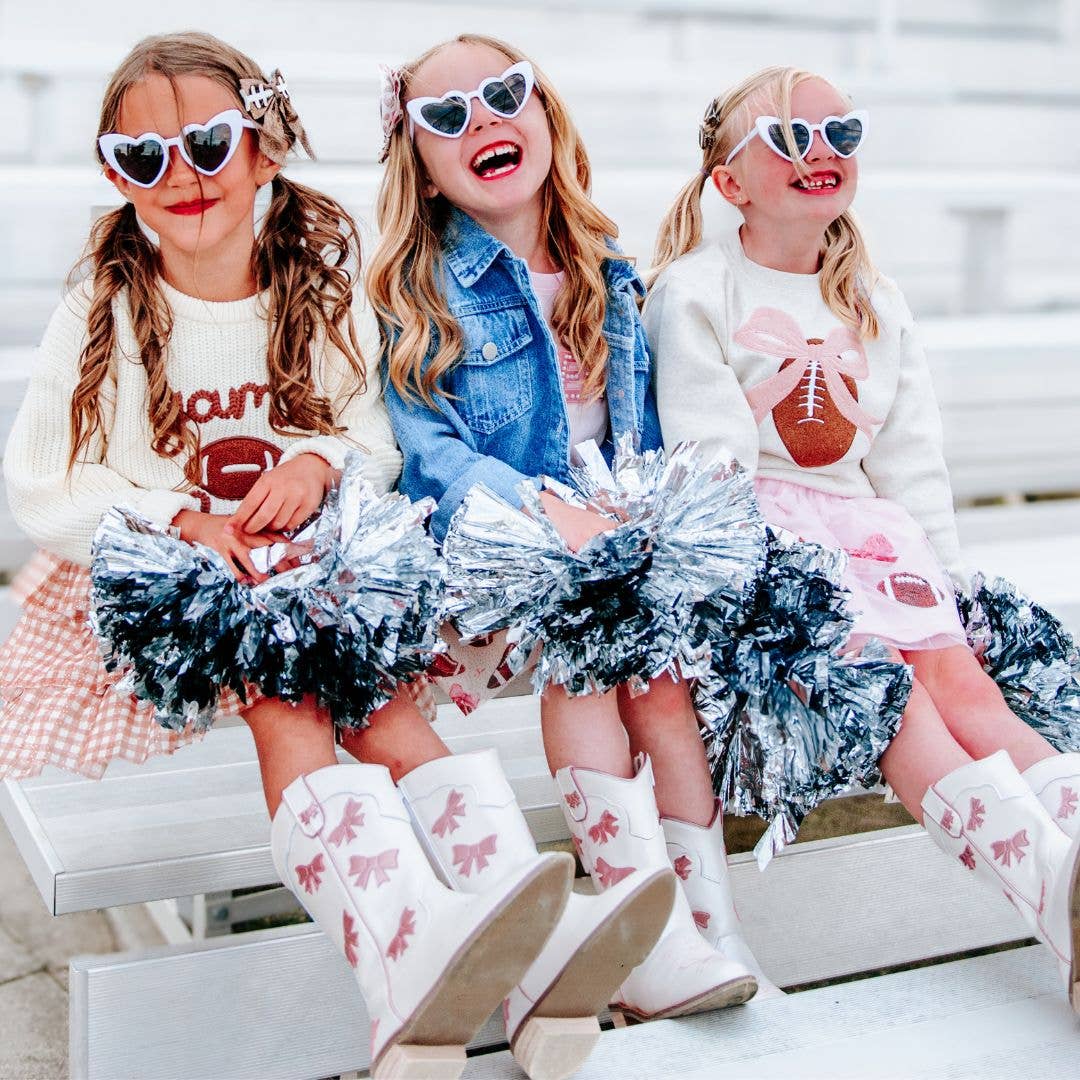 Coquette Football Sequin Tutu - Kids Clothing
