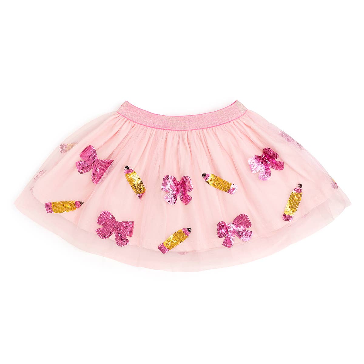 Back to School Cutie Sequin Tutu - Kids Clothing