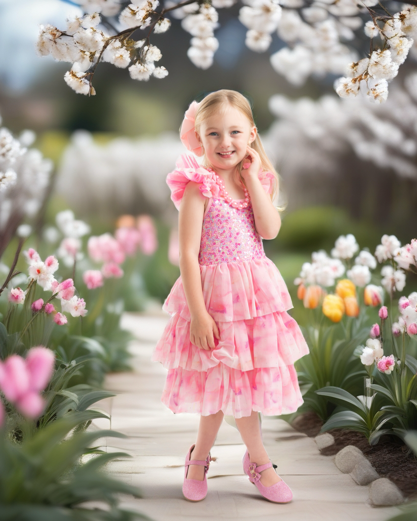 **RESTOCKED** Ombre Pink Sparkle Tulle Dress | Birthday Dress