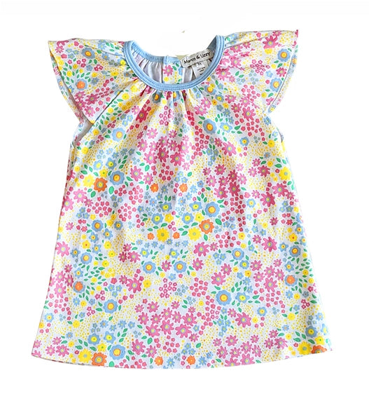 Girls Alisson Shirt & Short Set Pima Cotton- Marco & Lizzy Brand