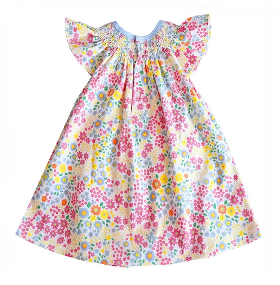 Girls Alisson Hand Smocked Bishop Pima Cotton-Marco & Lizzy Brand
