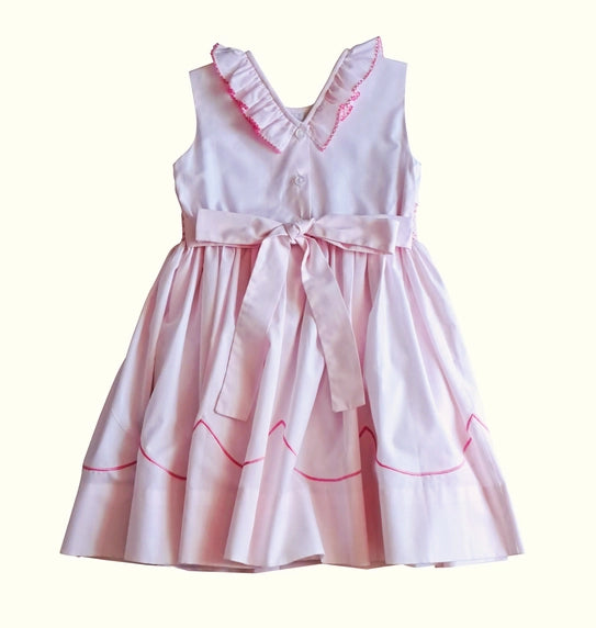 Girls Emily & Jason Collection Pink Smocked Girls Dress