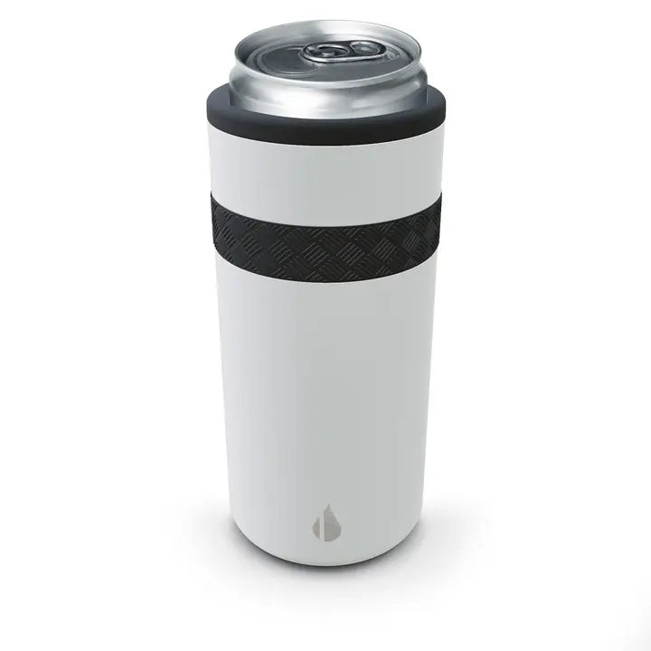 Elemental Slim Can Cooler-12oz Stainless Steel