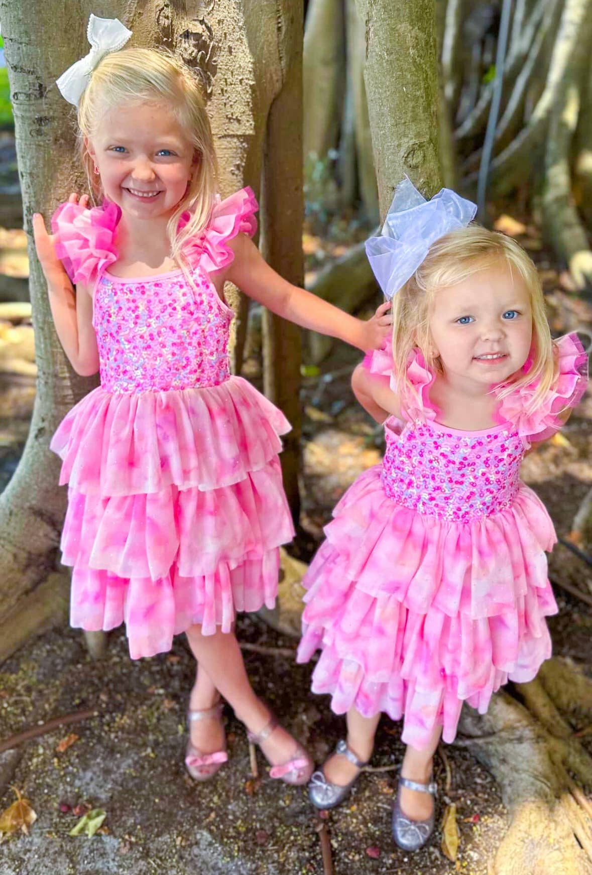 Ombre Pink Sparkle Tulle Dress | Birthday Dress