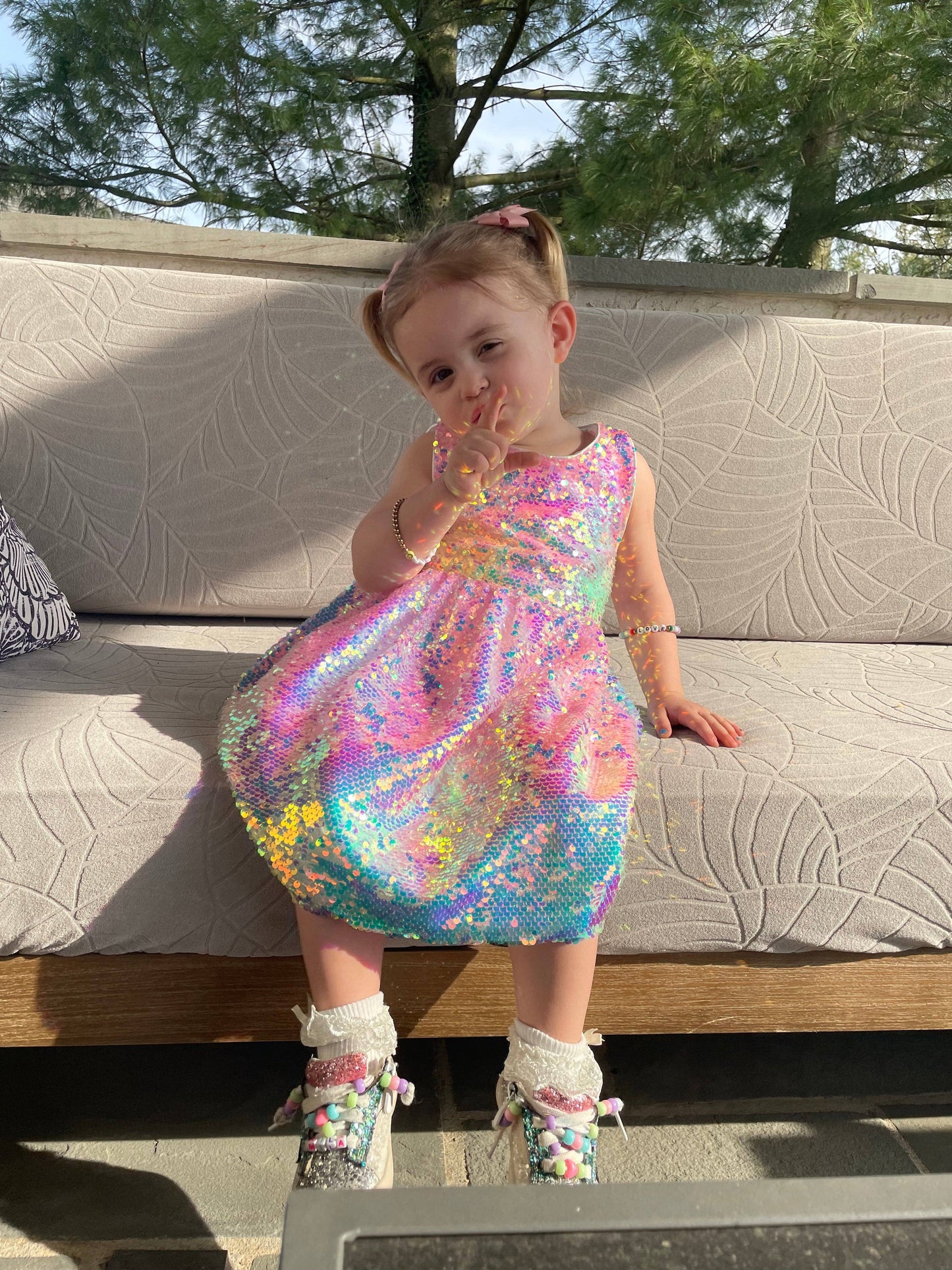 Ombre Sequin Dress