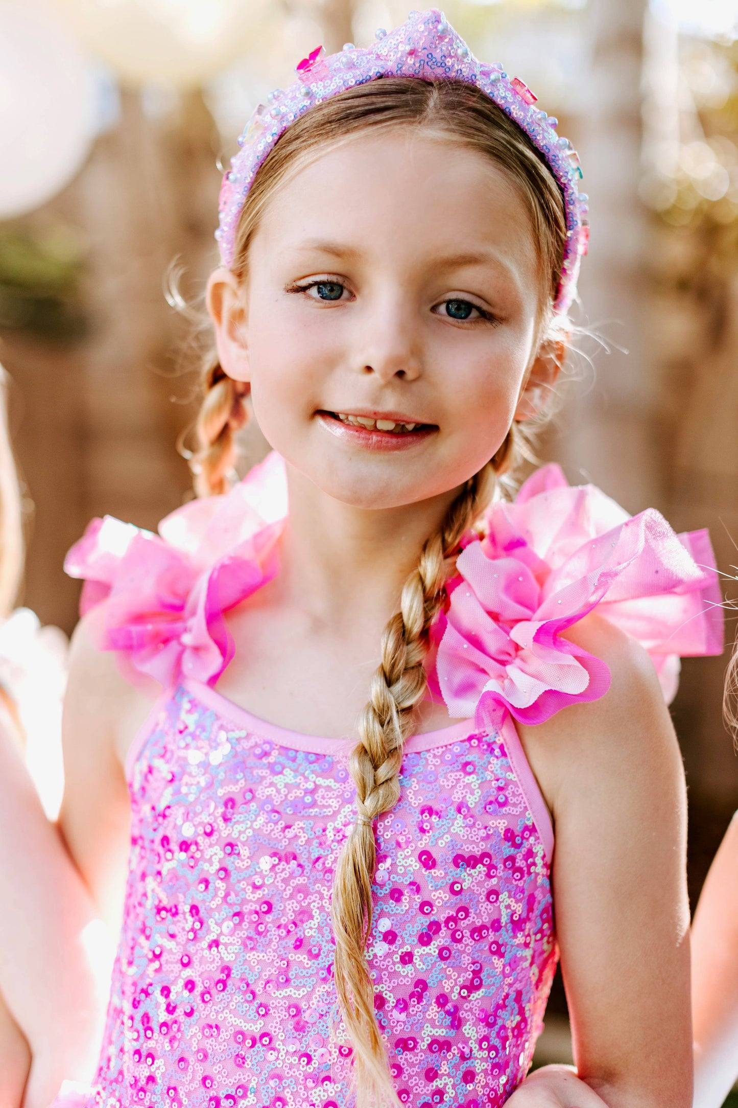 Ombre Pink Sparkle Tulle Dress | Birthday Dress
