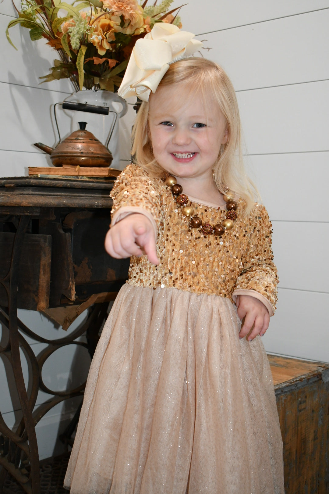 Dress Gold Sequin Party Dress