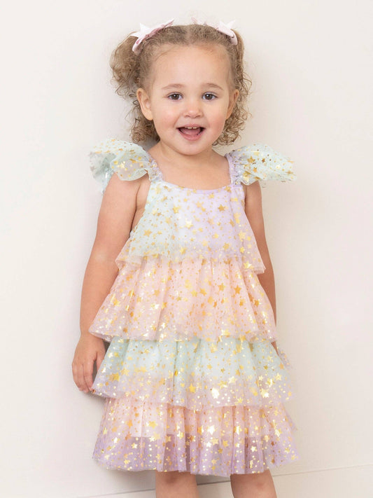 Fairy Sparkles Tiered Tulle Dress