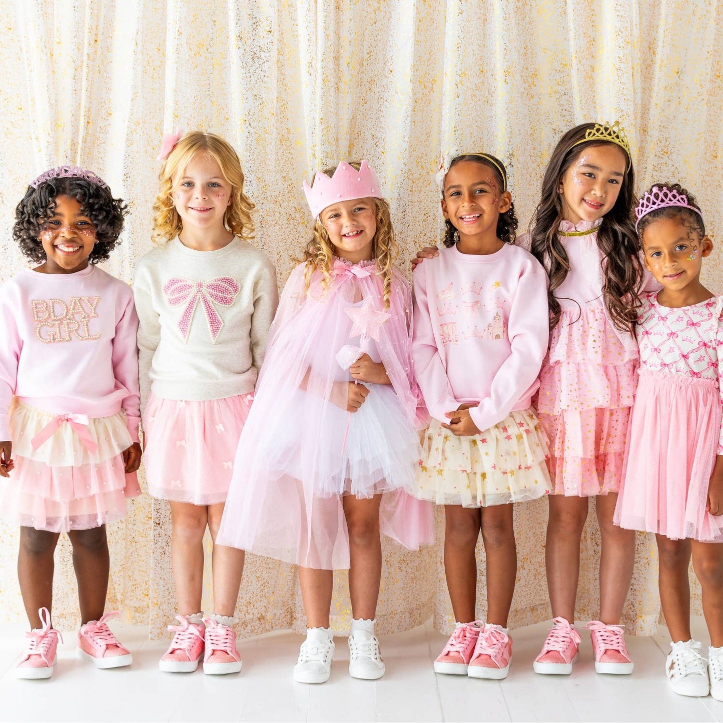 Princess Coquette Long Sleeve Tutu Dress - Girls Clothes