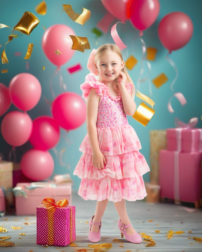**RESTOCKED** Ombre Pink Sparkle Tulle Dress | Birthday Dress