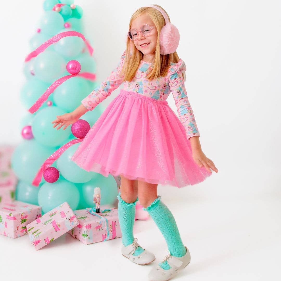 Nutcracker Christmas Long Sleeve Tutu Dress - Kids Christmas