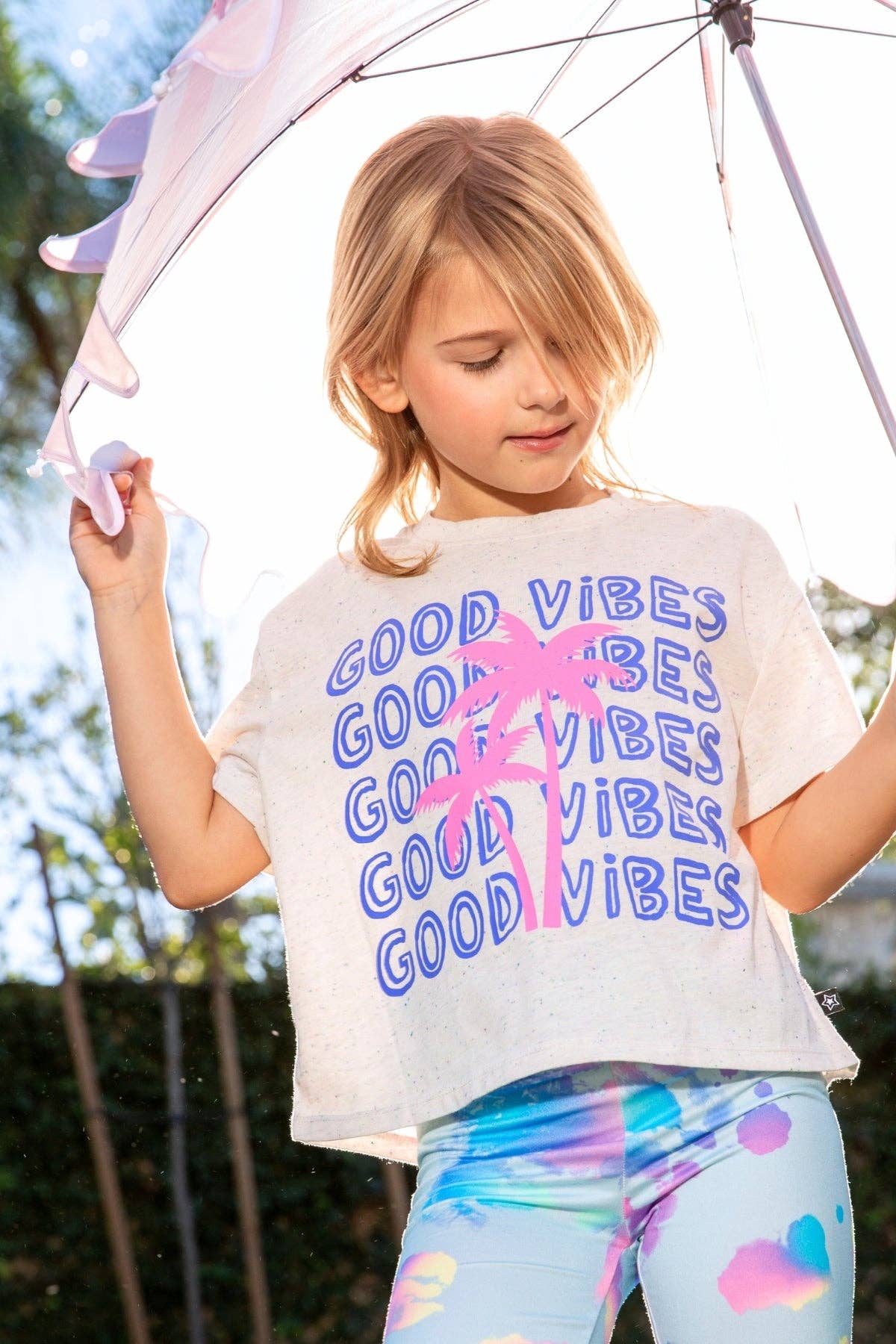 Washed Cotton Drop Shoulder Tee.