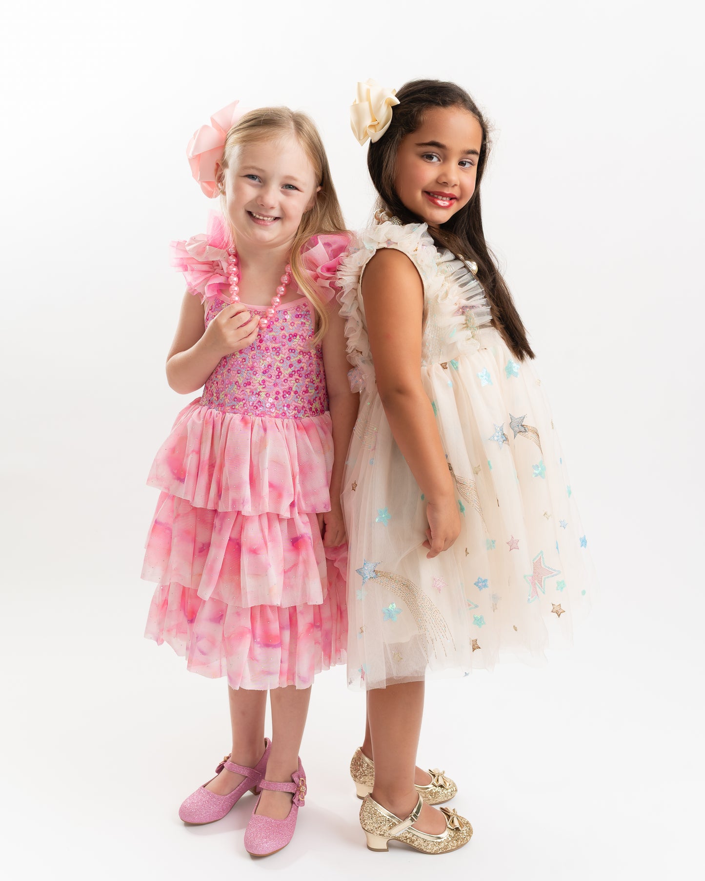 **RESTOCKED** Ombre Pink Sparkle Tulle Dress | Birthday Dress