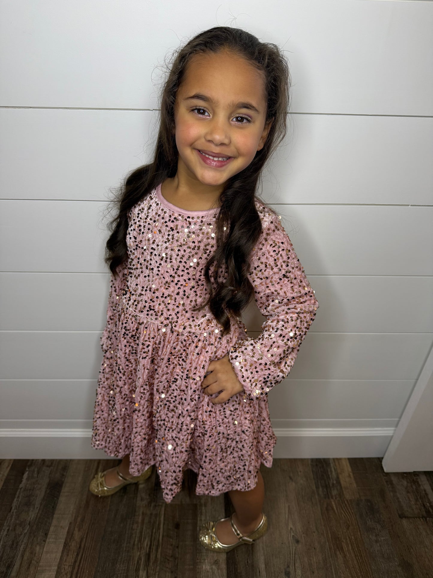 Enchanted Pink Sparkles Party Dress