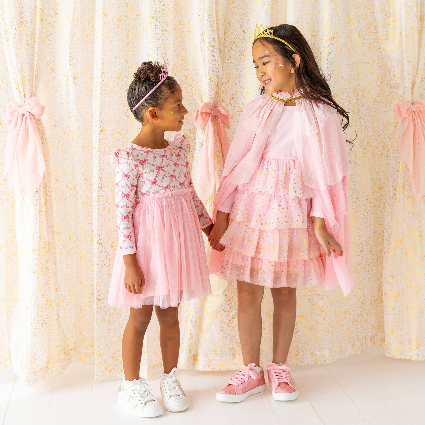 Princess Coquette Long Sleeve Tutu Dress - Girls Clothes