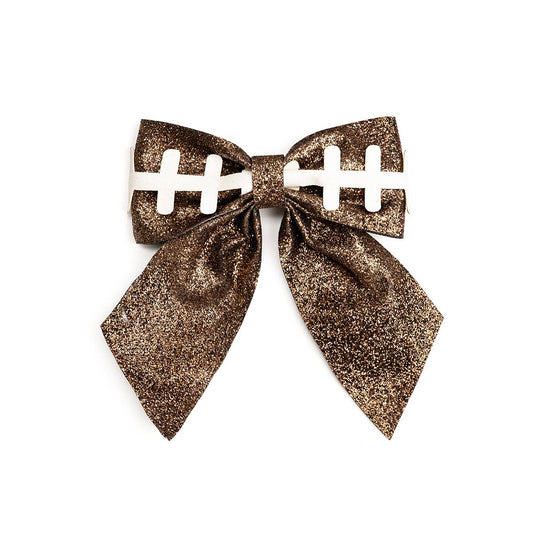 Football Bow Clip - Hair Bows - Game Day