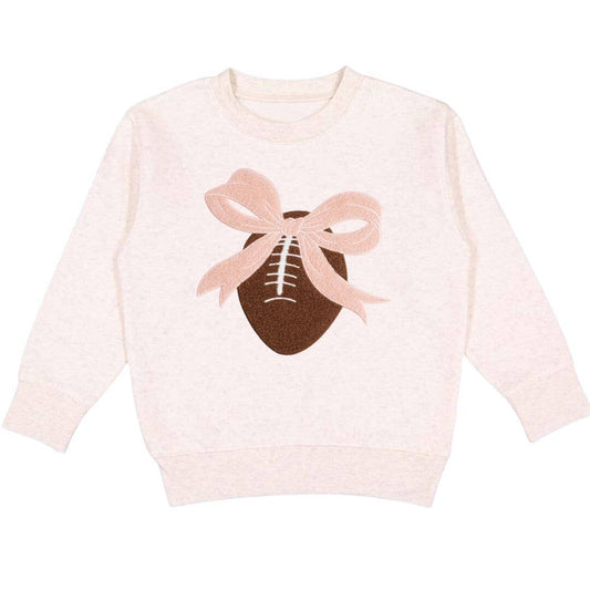 Coquette Football Patch Sweatshirt - Girls Clothes