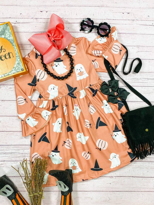 Ghosts & Witch Hats Dress