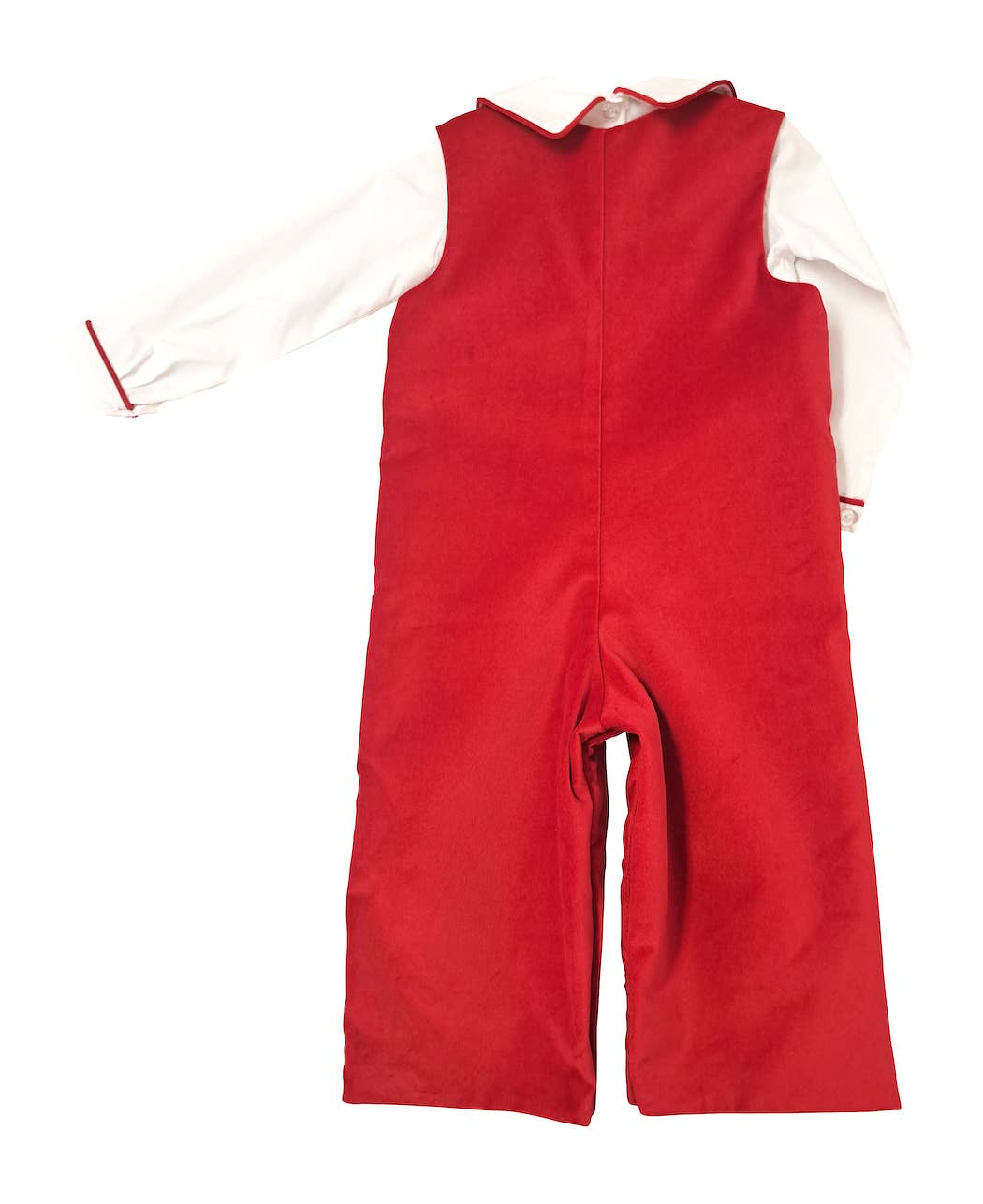 Christmas Red Velvet Collection Boy's Overall Set