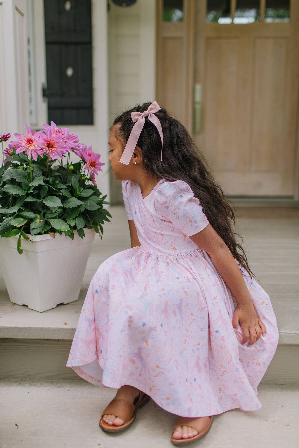 Puff Dress in Dreamy Unicorn