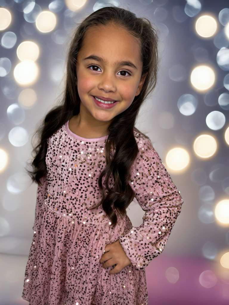 Enchanted Pink Sparkles Party Dress