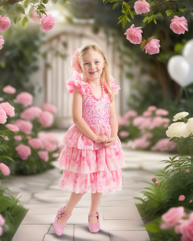 **RESTOCKED** Ombre Pink Sparkle Tulle Dress | Birthday Dress