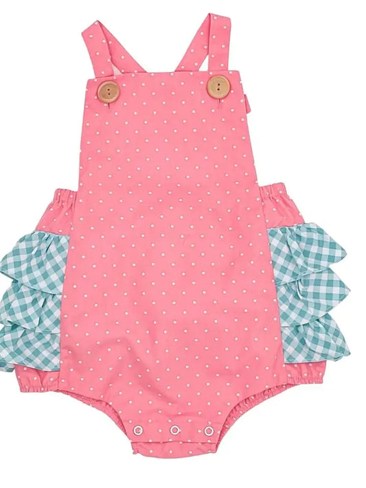 LAST ONE: Girls Gingham & Giggles Madge Bubble