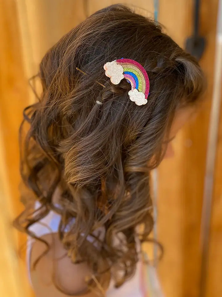 Girls Rainbow Hair Clip