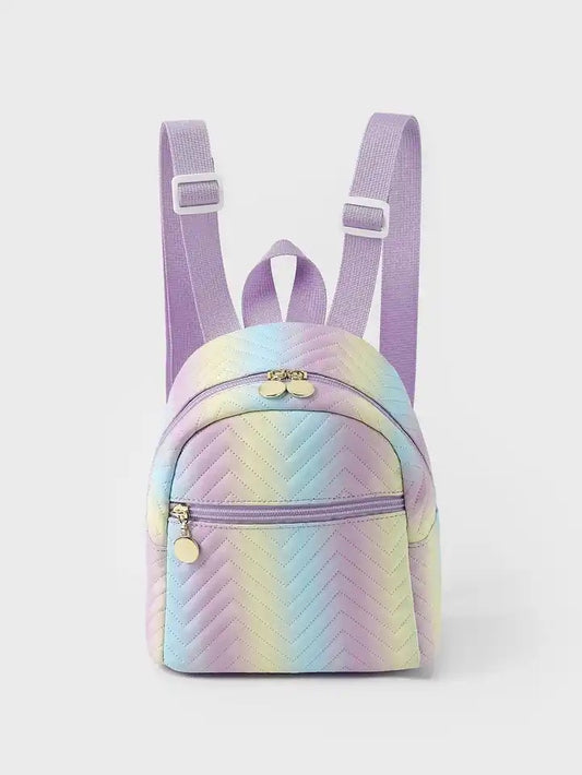 Girls Ombré Chevron Mini Backpack