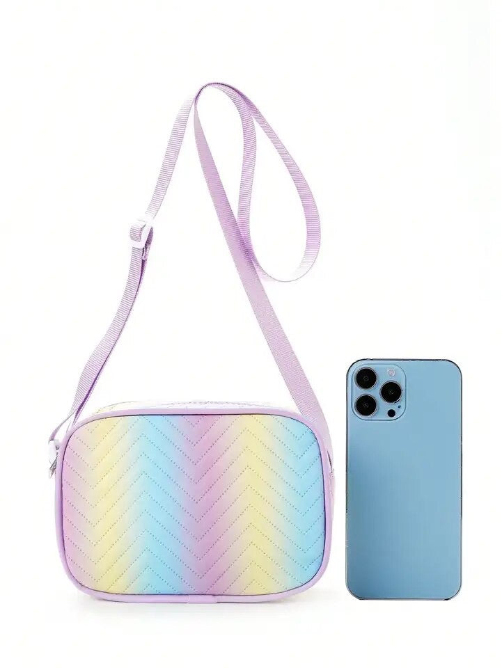 Girls Ombré Rainbow Shoulder Purse