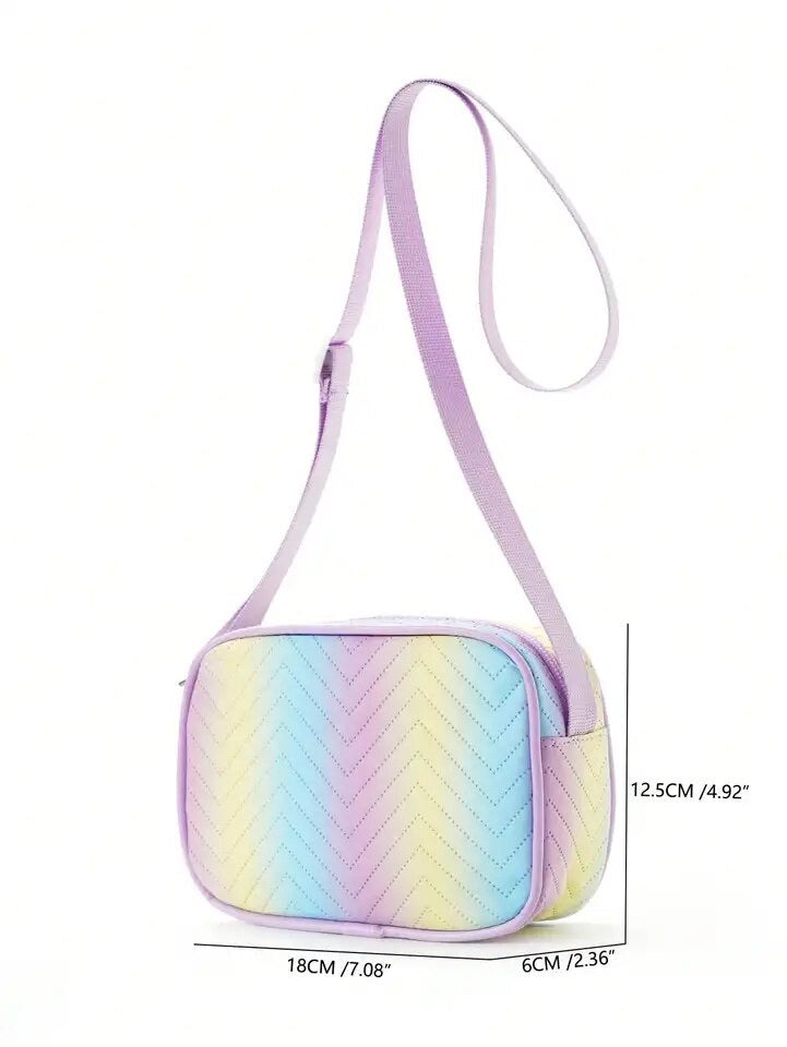 Girls Ombré Rainbow Shoulder Purse