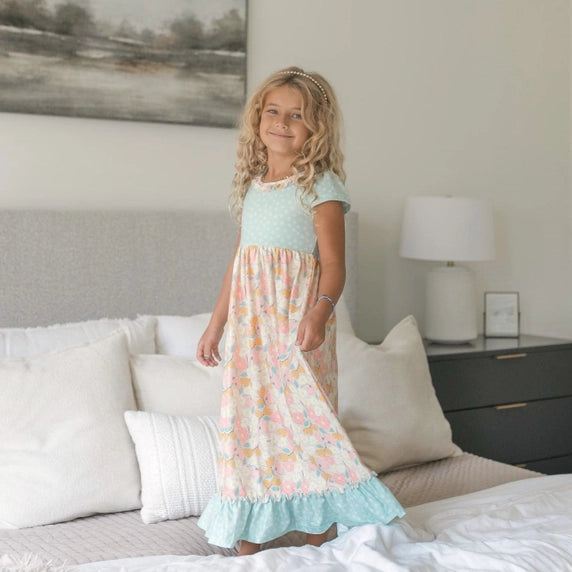 Girls Winter Lounge Gown