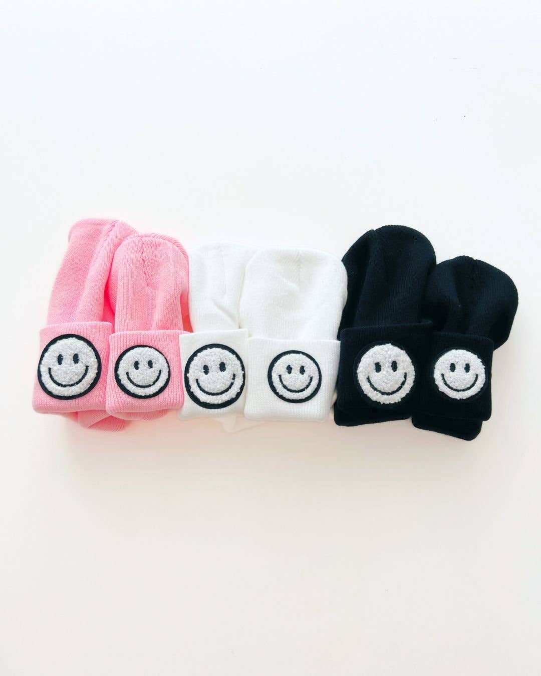 Smiley Baby Kids Beanie | Black