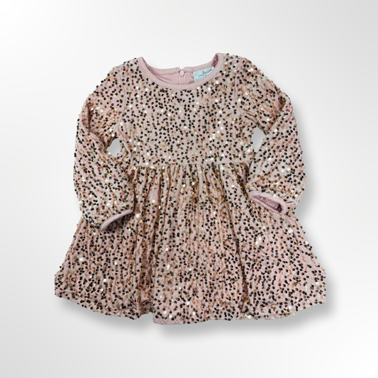 Enchanted Pink Sparkles Party Dress