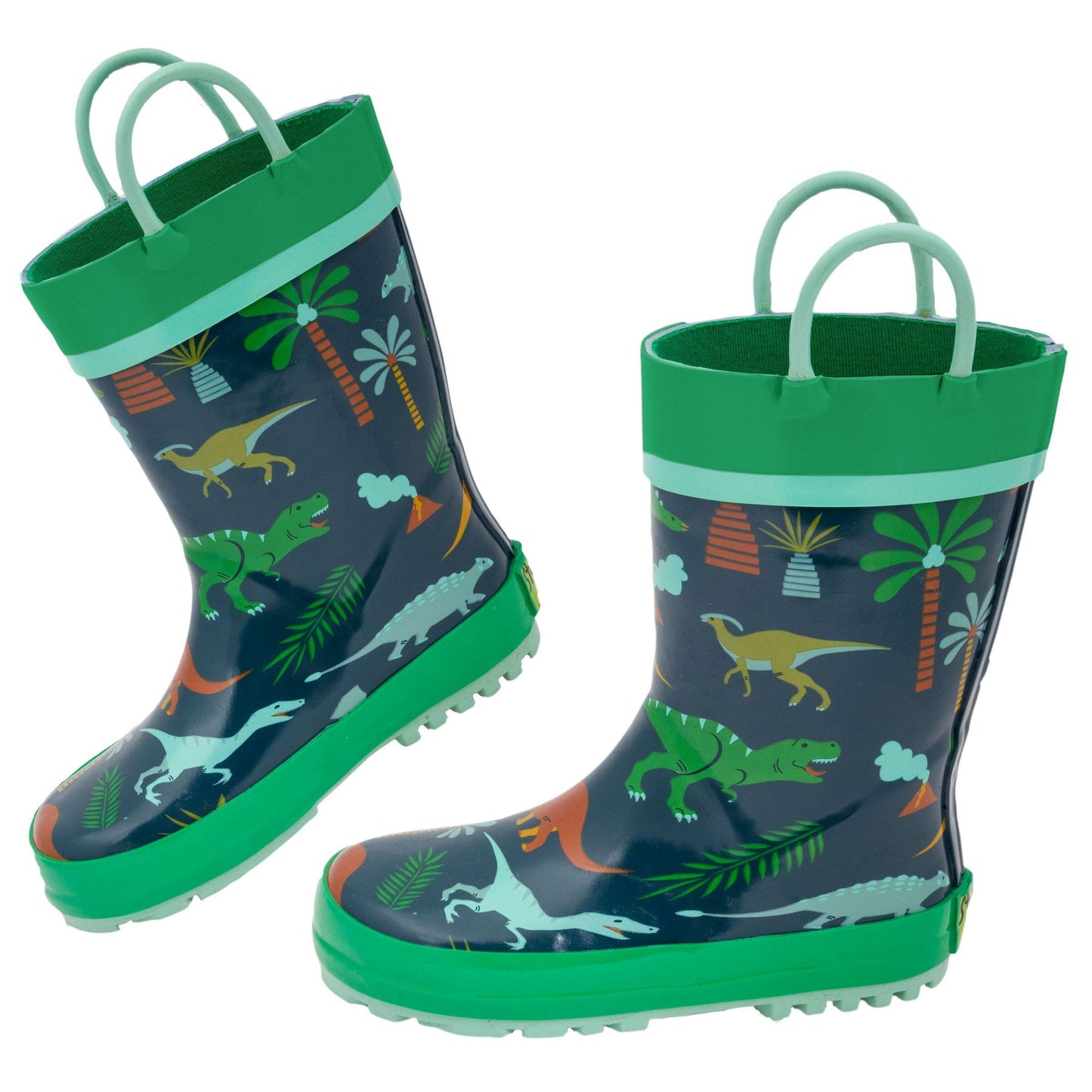 Dino All Over Print Rain Boots